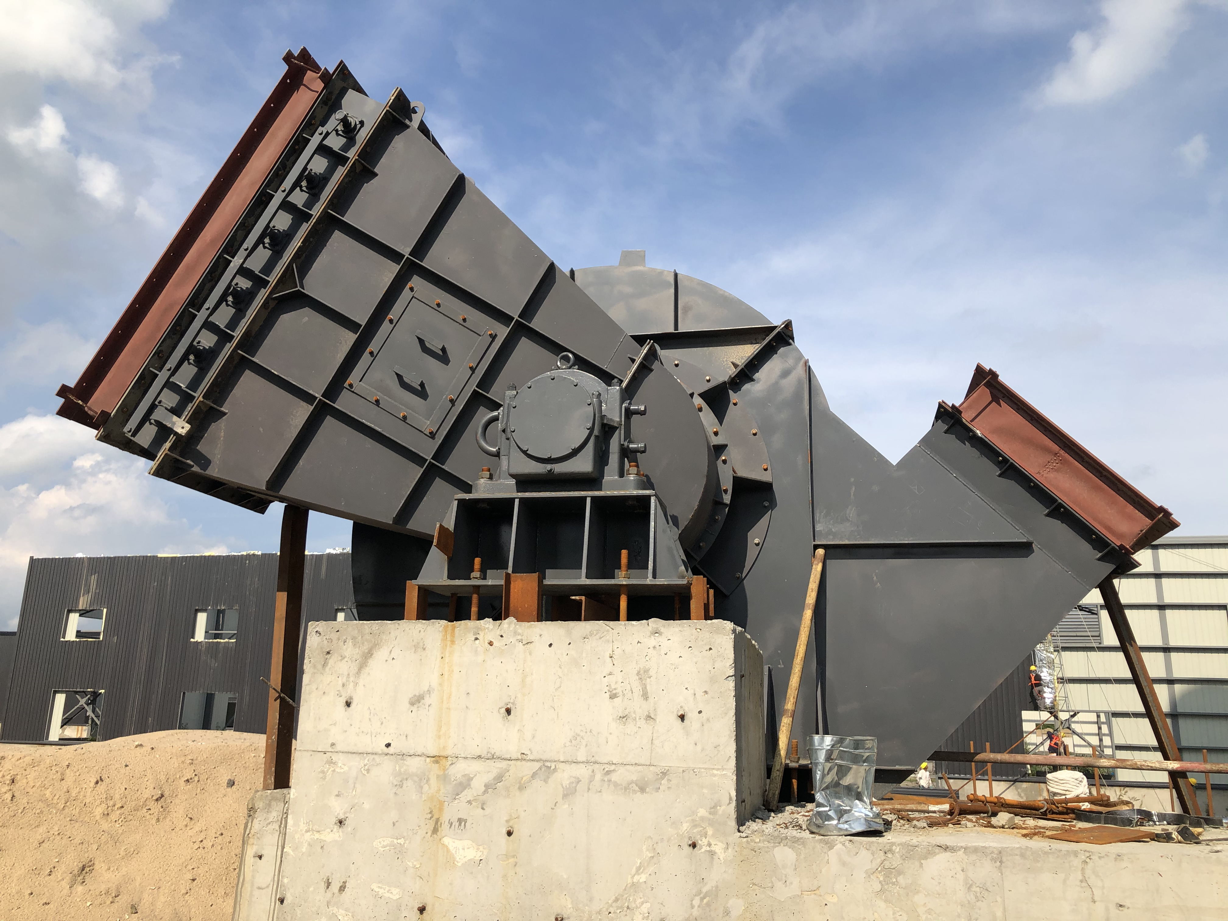 2022年最新改進窯尾風機、石灰窯尾高溫風機圖片5